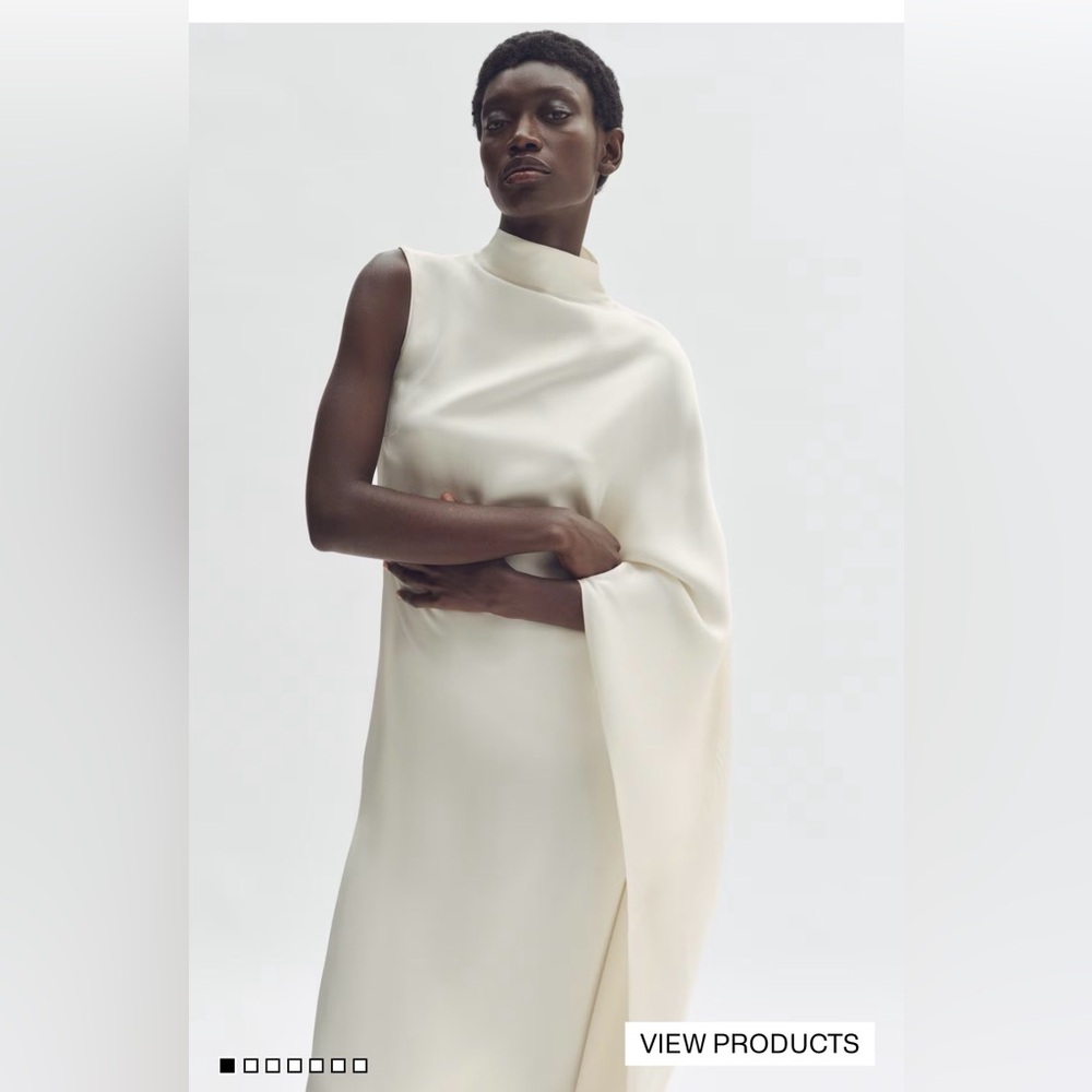 Stella McCartney x H&M Satin Cape Dress
